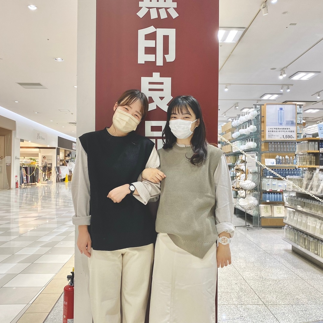 【けやきウォーク前橋】ちょうど良いベスト、あります。