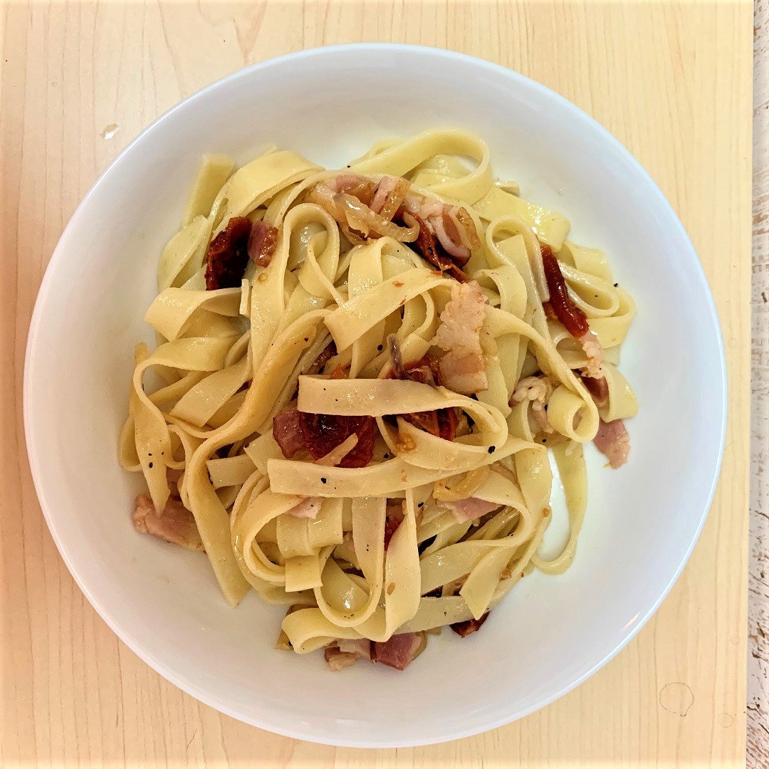 キービジュアル画像：乾燥野菜でパスタを作ってみました!!