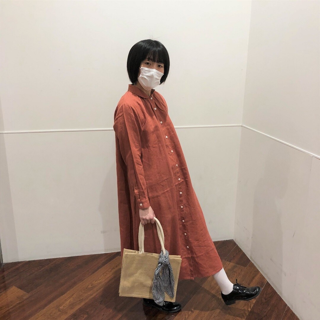 リネンワンピース