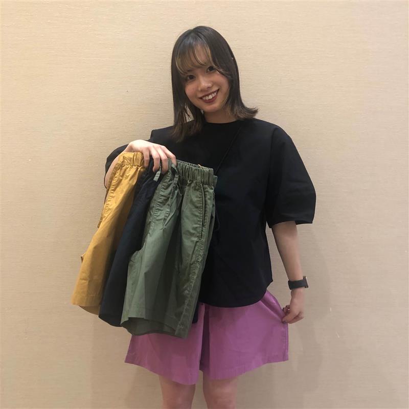 【イオンモール鹿児島】新商品の、お知らせ。｜婦人　洗いざらしブロード洗いざらしブロードショートパンツ