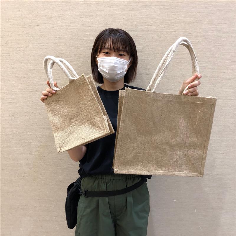 【イオンモール鹿児島】使い方様々な、ジュートマイバッグ。
