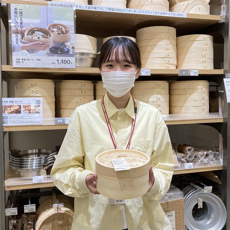 【イオンモール鹿児島】「竹材の蒸篭（せいろ)」が入荷しました。