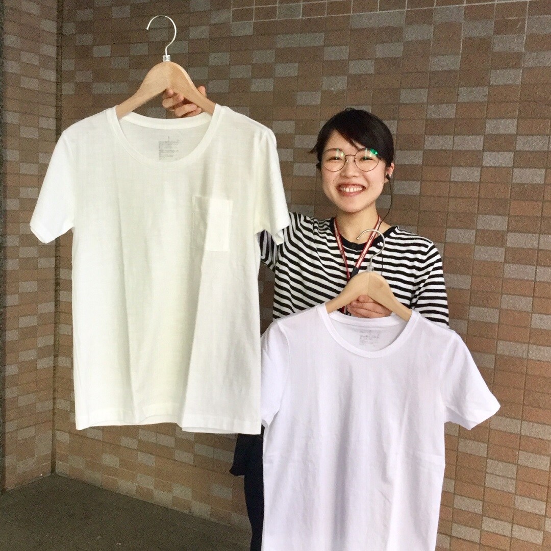 キービジュアル画像：この夏は、着心地のいい白Ｔシャツできまり！