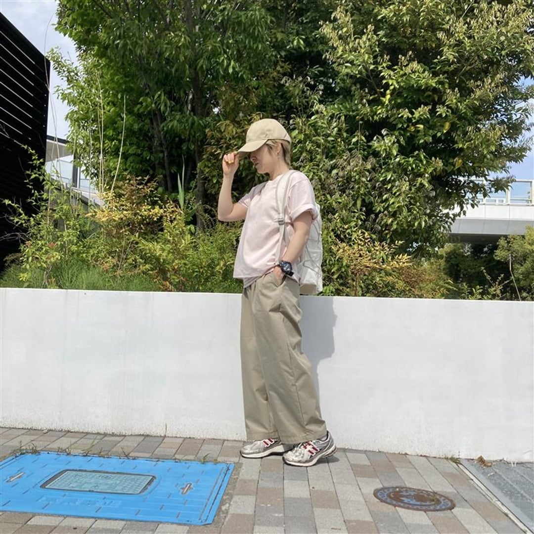 涼感ＵＶカットクルーネックワイド半袖Ｔシャツ