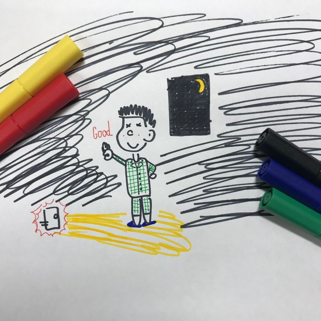 明るいって安心します
