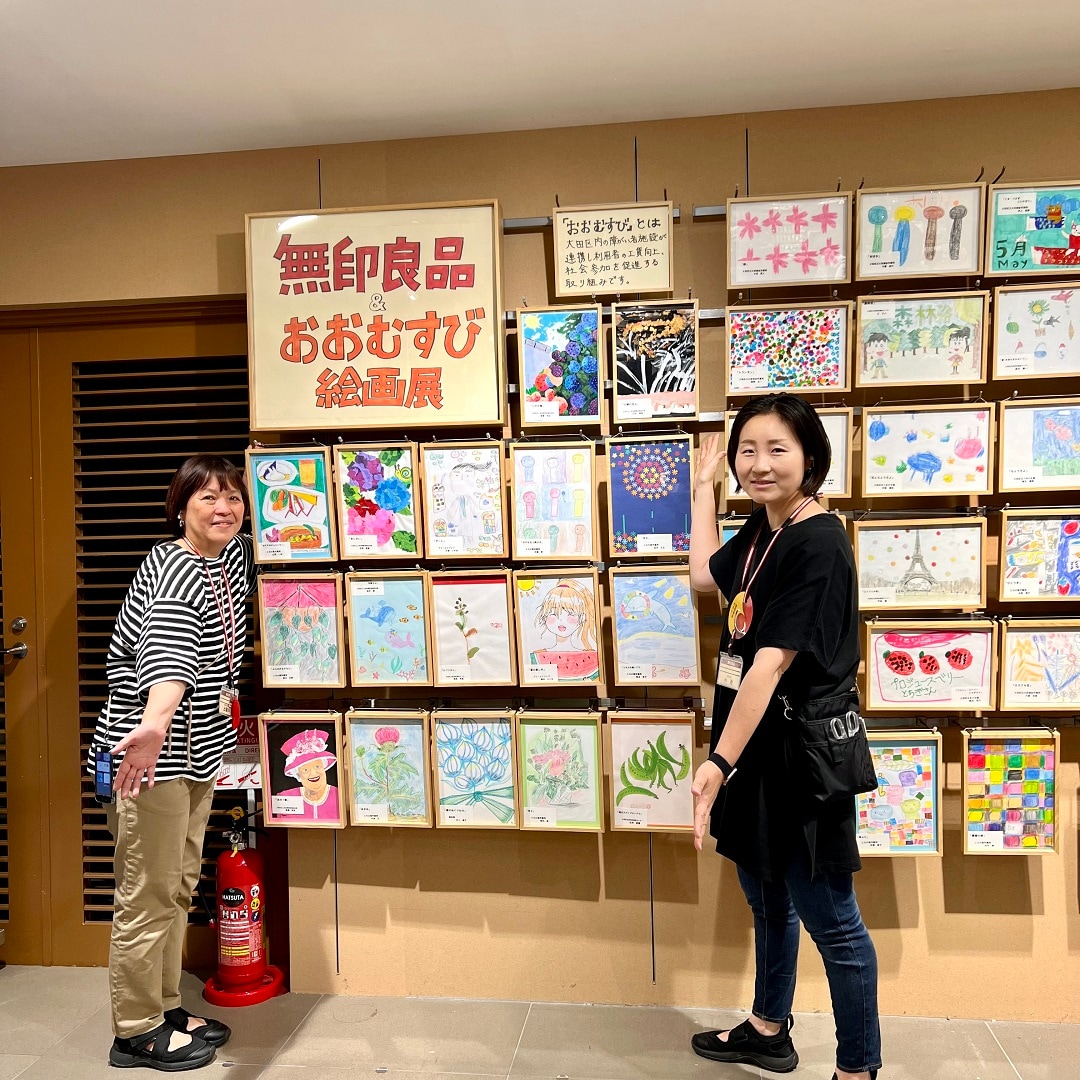 【グランデュオ蒲田】おおむすび絵画展開催中です【生成ノススメ】