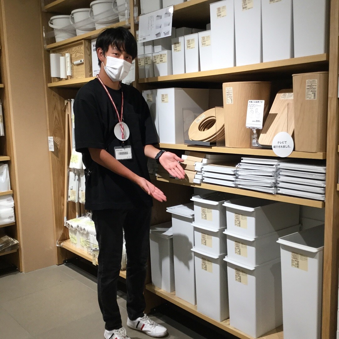 フタが選べるダストボックス