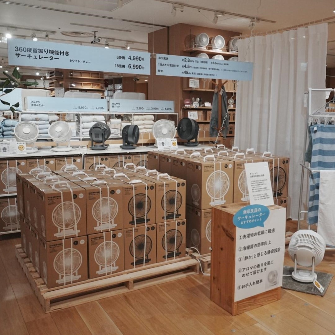サーキュレーター売場画像（サムネ）