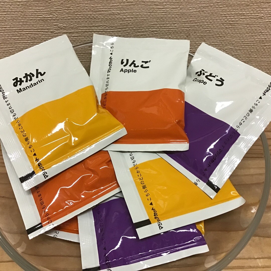 果汁100％ゼリー