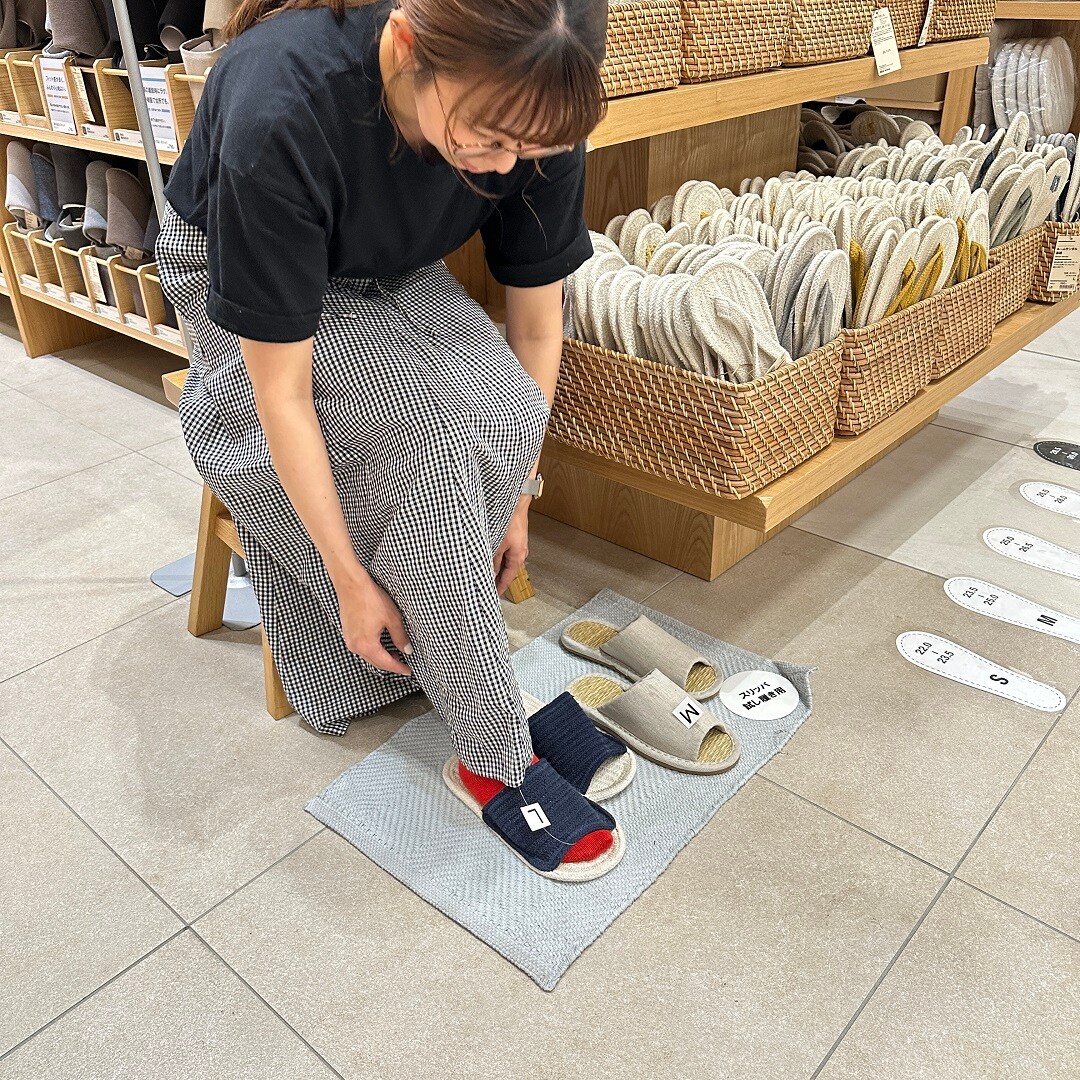 試し履きのイメージ