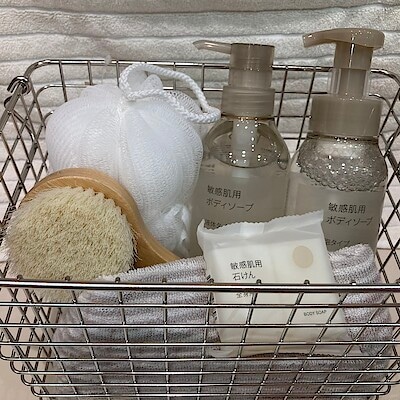 【おのだサンパーク】みんなの肌用ボディケア用品