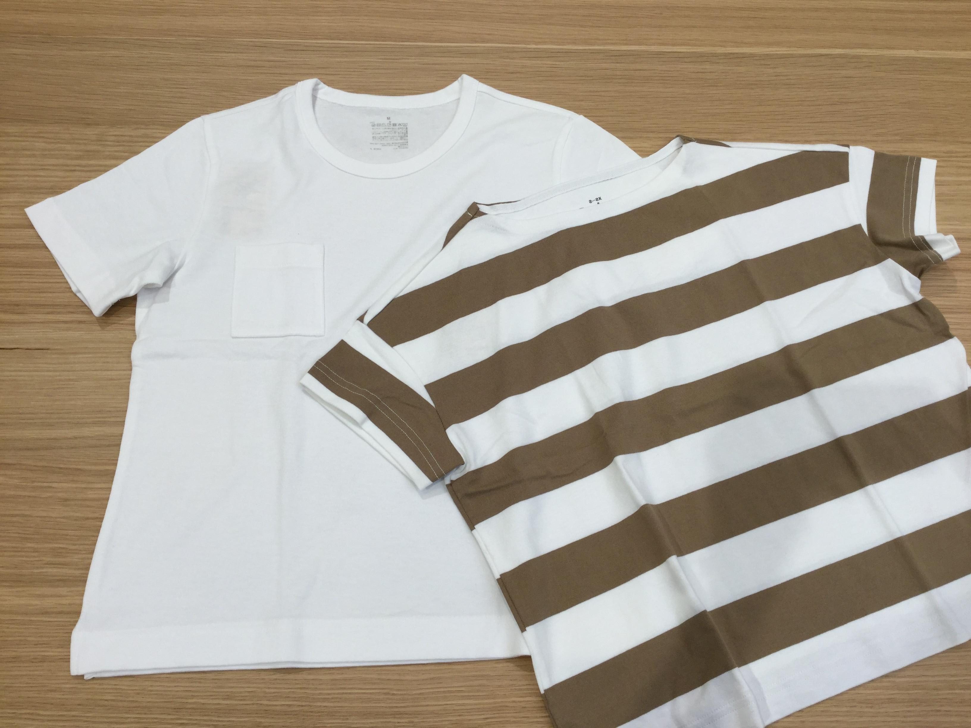 キービジュアル画像：無印良品のＴシャツ｜商品紹介