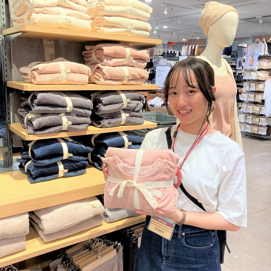 【イオンモールKYOTO】コットンベロアシリーズのルームウェア