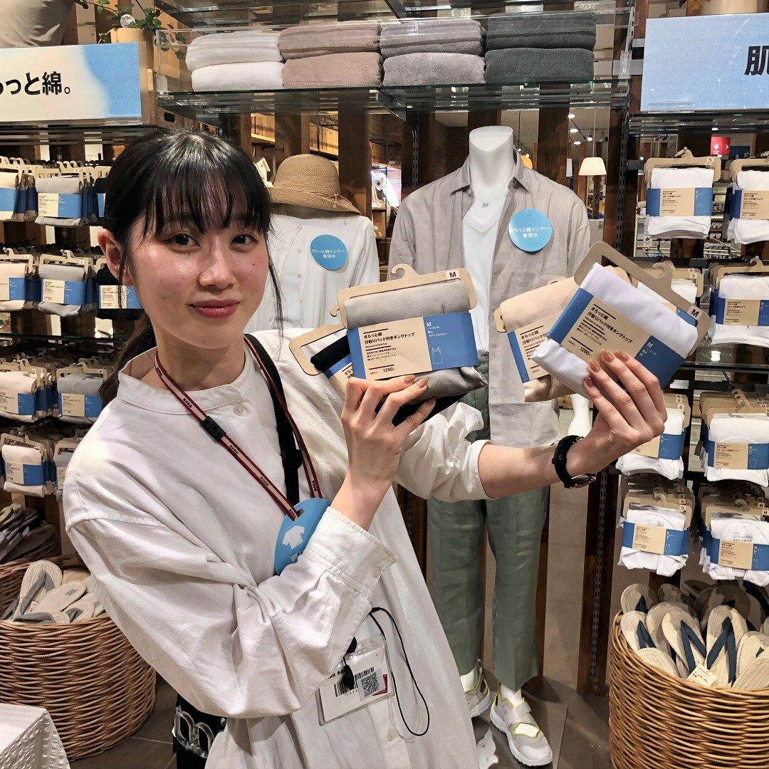 【イオンモールKYOTO】｜婦人①｜蒸し暑い夏はさらっと綿で心地よく