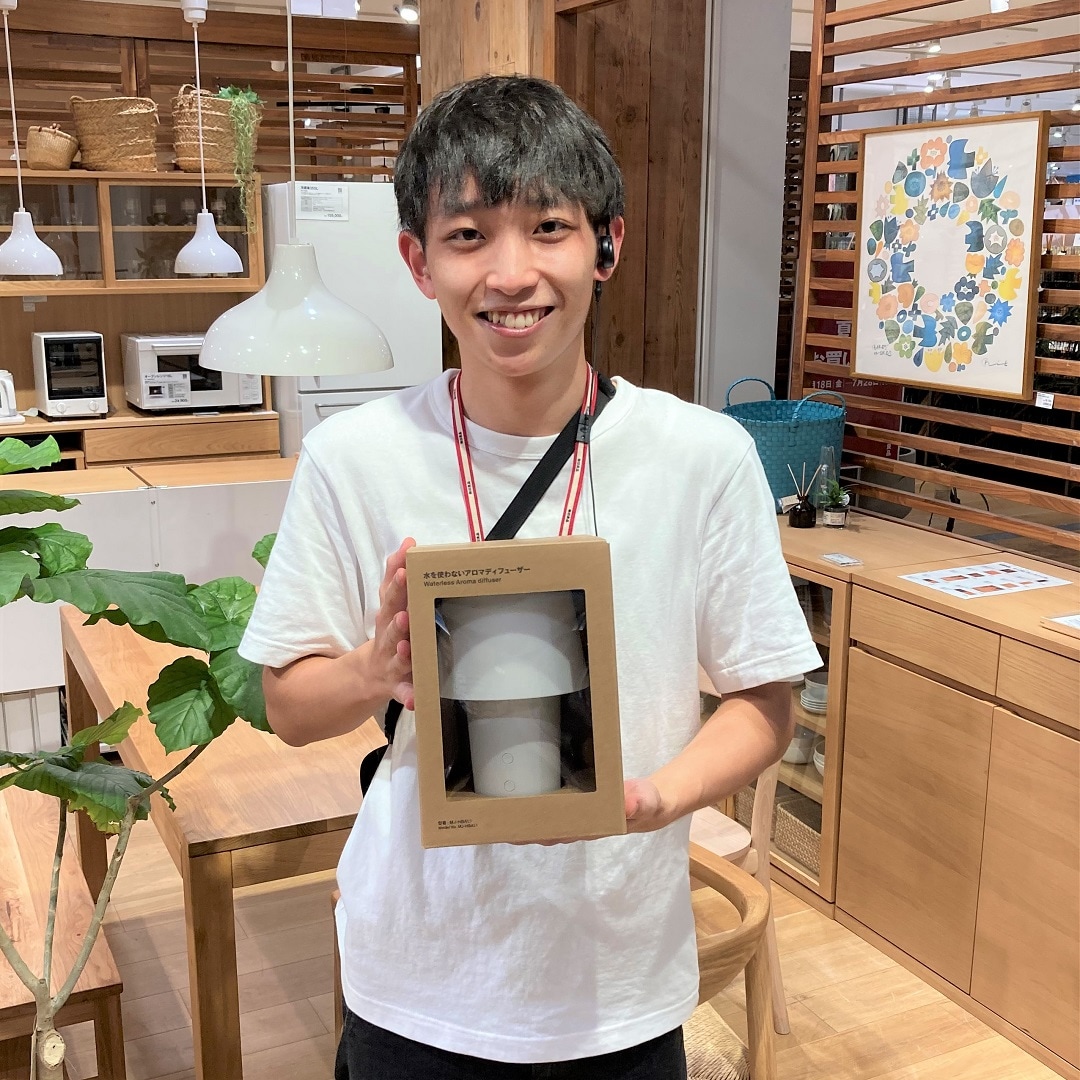 【イオンモールKYOTO】光を香りで癒される『水のいらないアロマディフューザー』