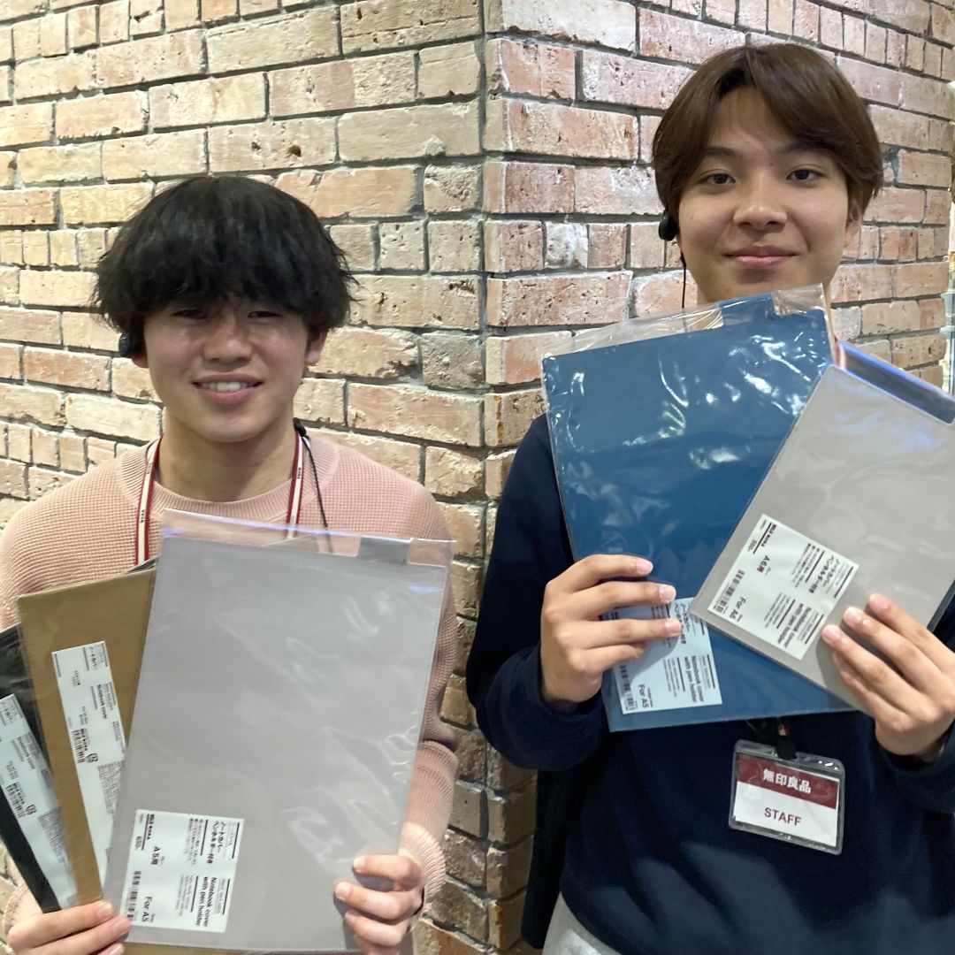 【イオンモールKYOTO】軽くて丈夫！ジーンズラベルノートカバー 