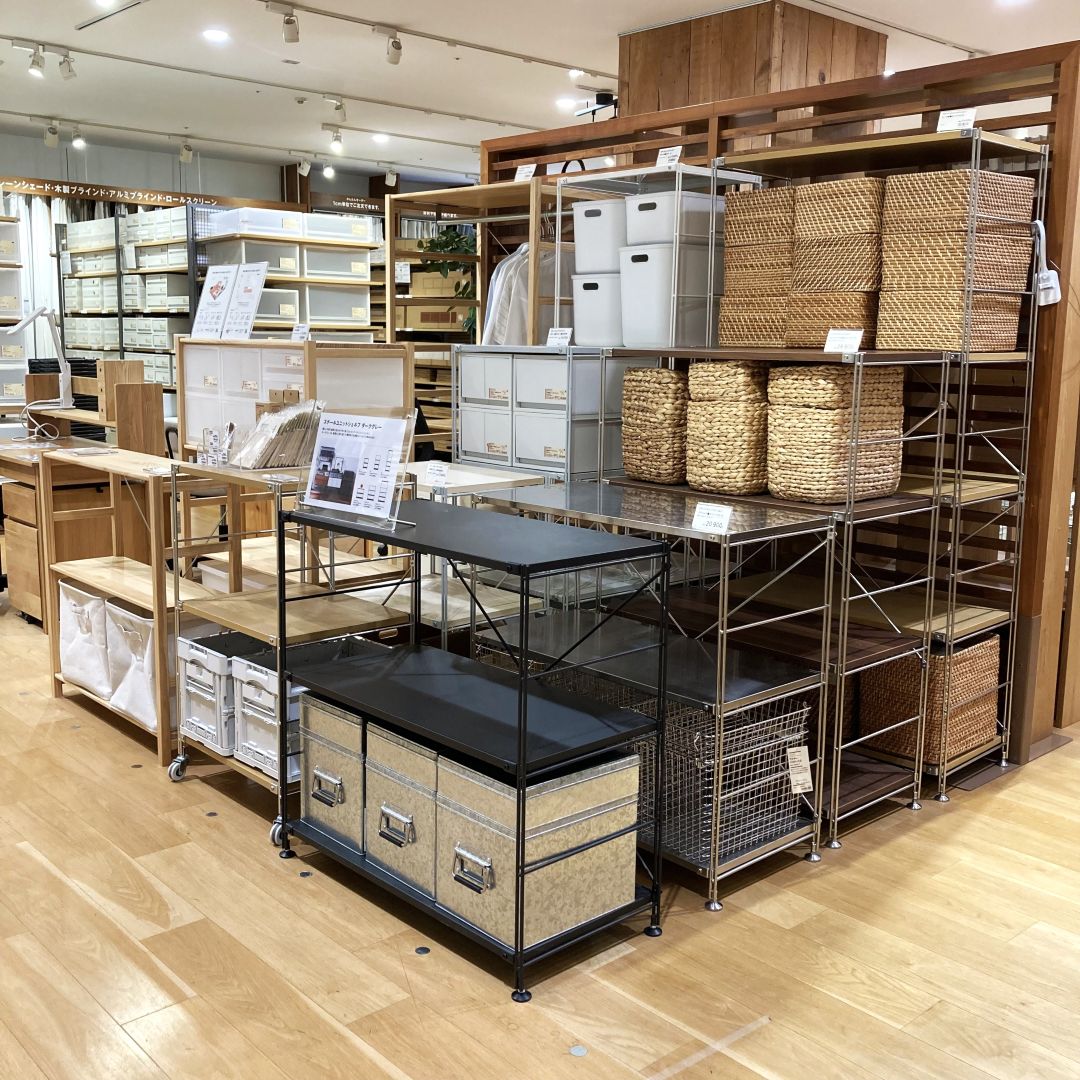 【イオンモールKYOTO】日々の生活を整える、「ユニットシェルフ」シリーズ