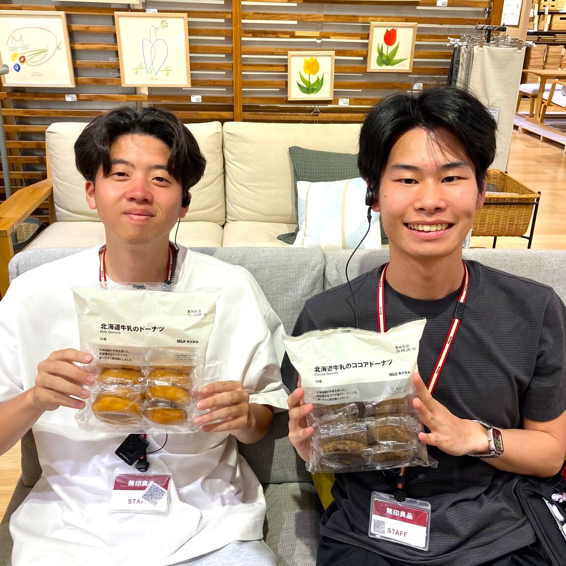 【イオンモールKYOTO】今週末の試食｜北海道牛乳のドーナツ&北海道牛乳のココアドーナツ