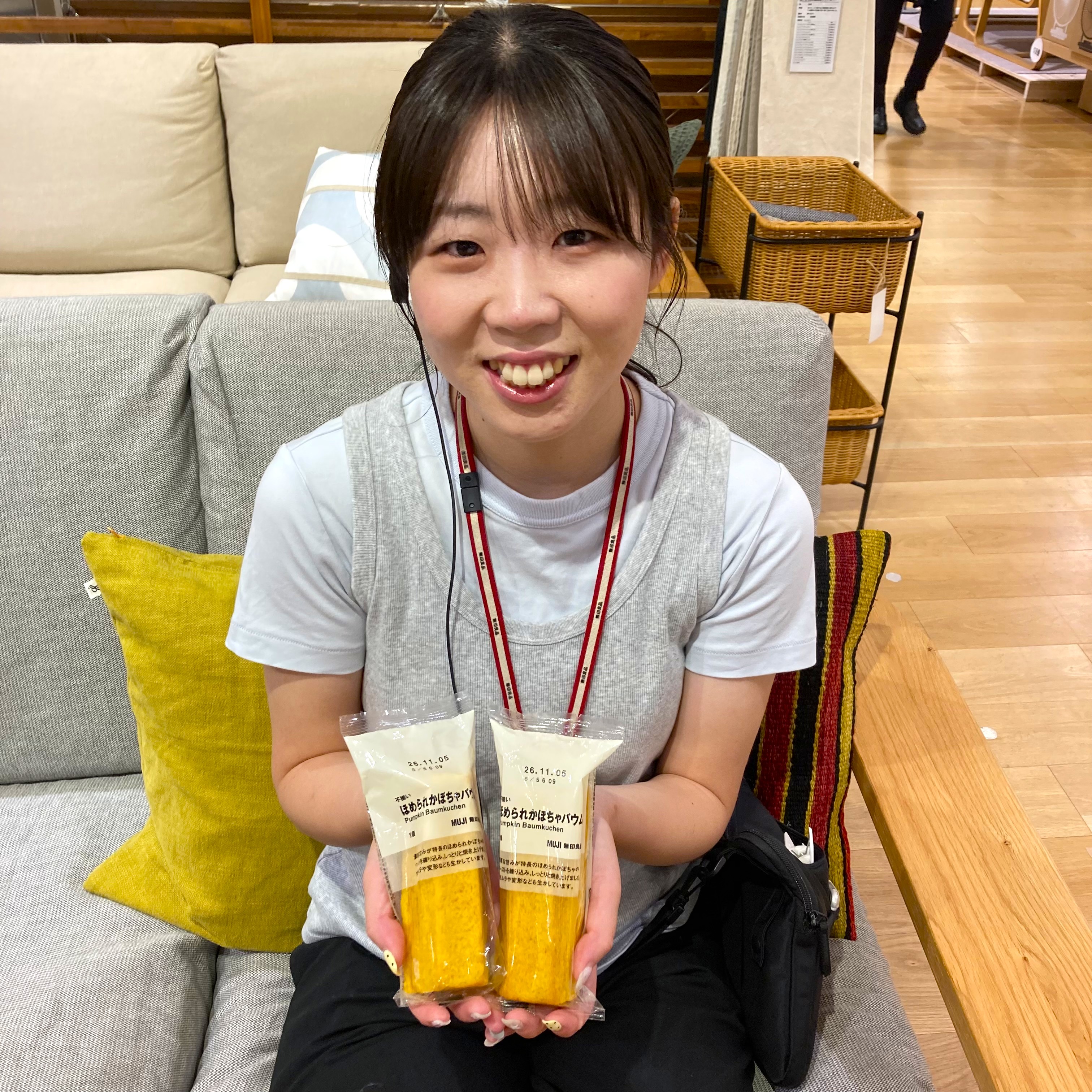 【イオンモールKYOTO】今週末の試食｜不揃い　ほめられかぼちゃバウム