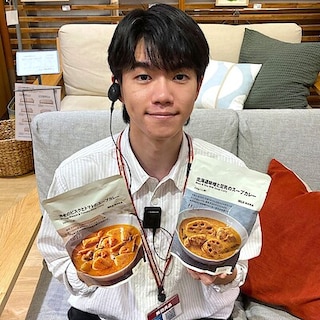 【イオンモールKYOTO】今週末の試食｜北海道味噌と豆乳のスープカレー&海老のビスクとトマトのスープカレー
