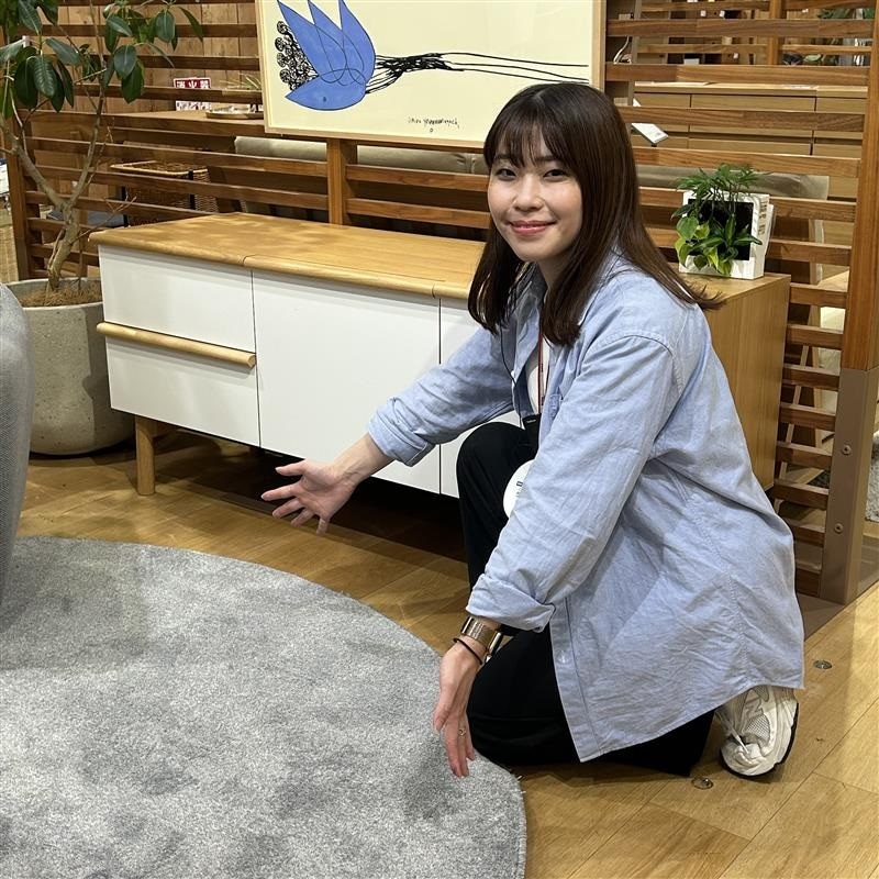 【イオンモールKYOTO】オーダーラグでお部屋に彩を。