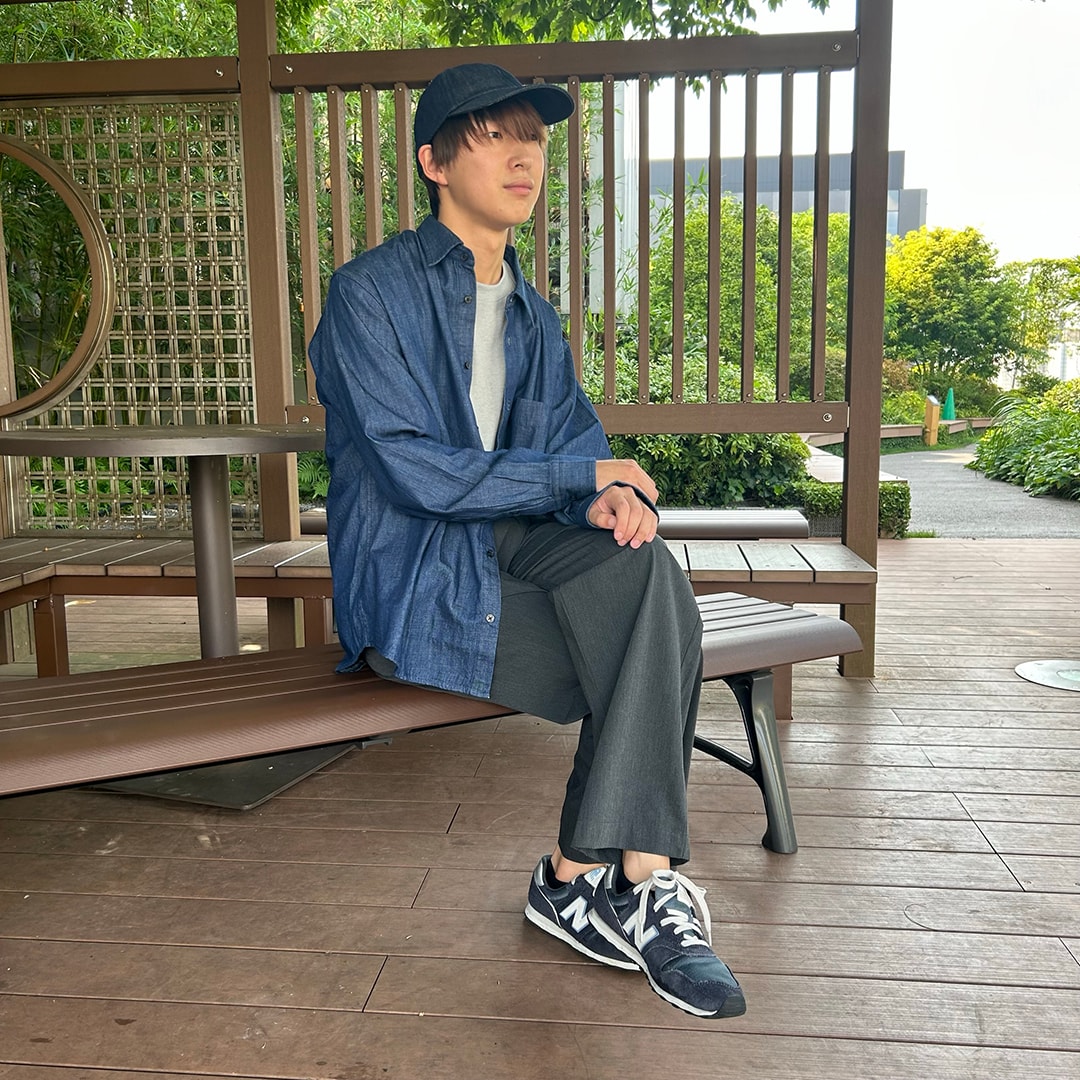 紳士デニムシャツ