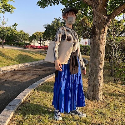 エアポートウォーク名古屋　夏のスカートパンツコーデ