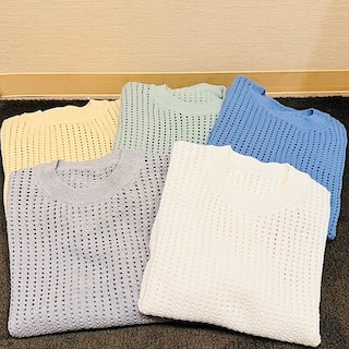 【セレオ国分寺】春のニット　メッシュセーター入荷しました。
