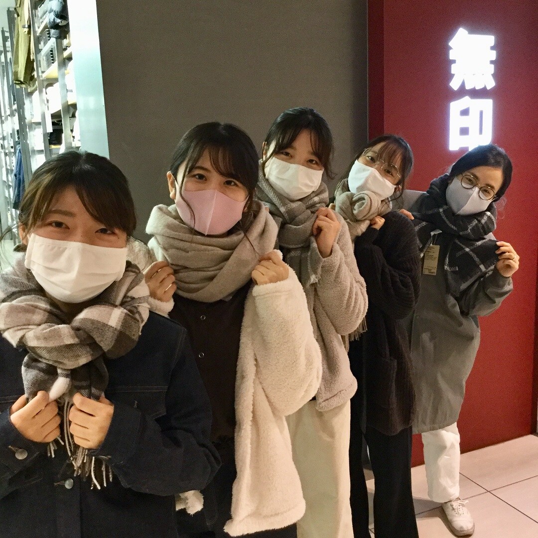 【東急プラザ戸塚】ストールで首元あたたかく