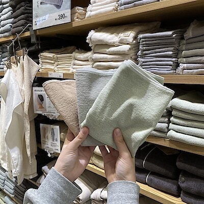 【イオンモール旭川駅前】使い方さまざま。ターバンタオル