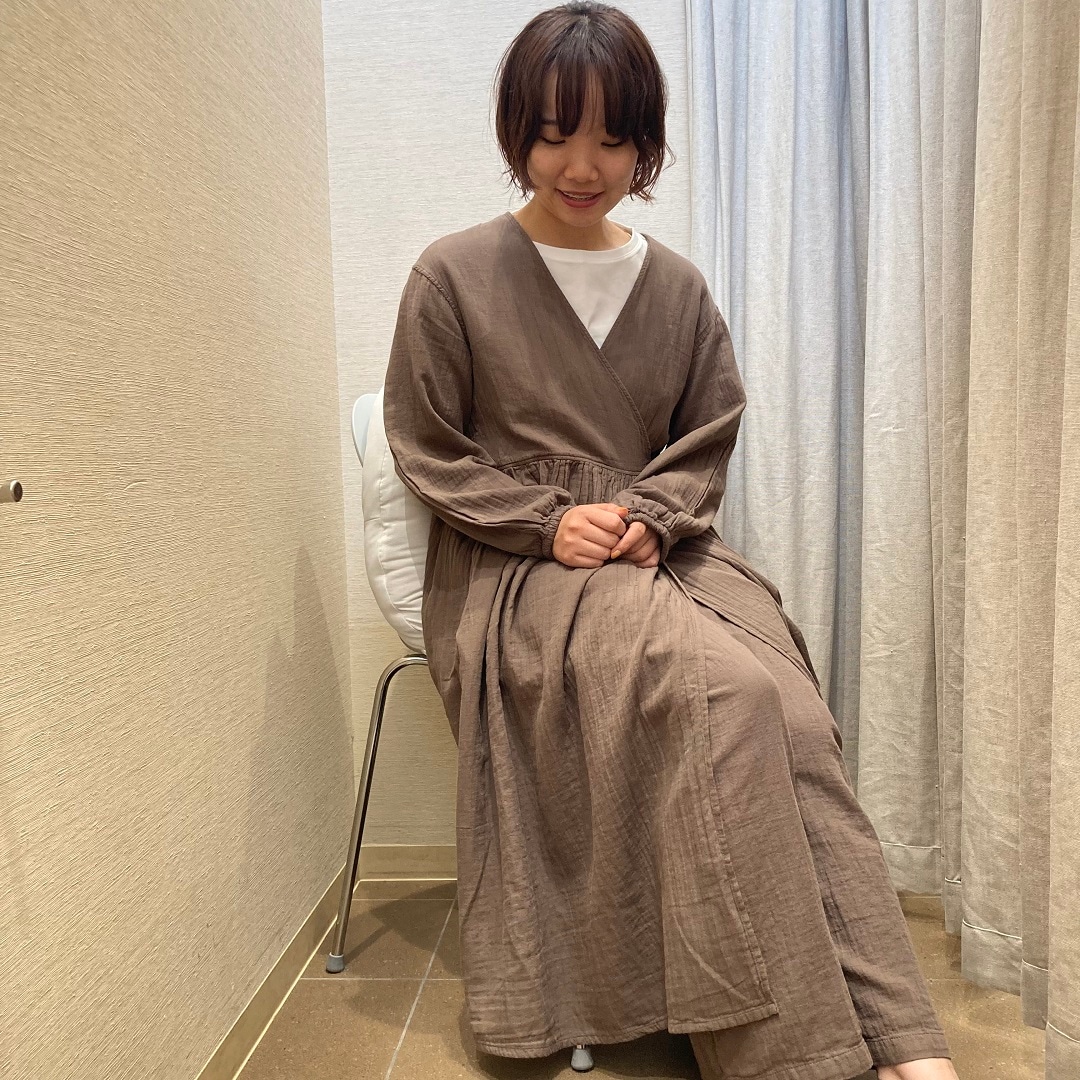 カーディガンの着用画像