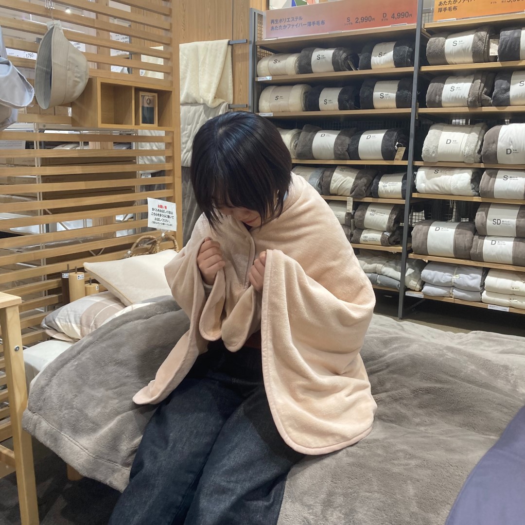 羽織れる電気ブランケットのご紹介