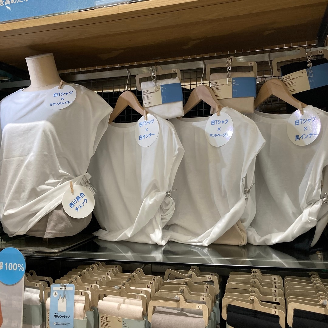 さらっと綿の売場