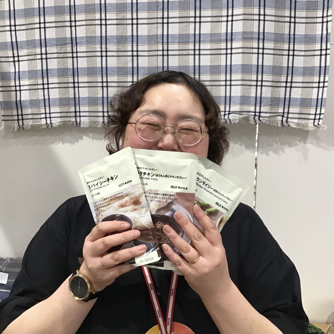 カレーとスタッフ