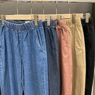 【ららぽーと磐田】婦人　イージーテーパードパンツ
