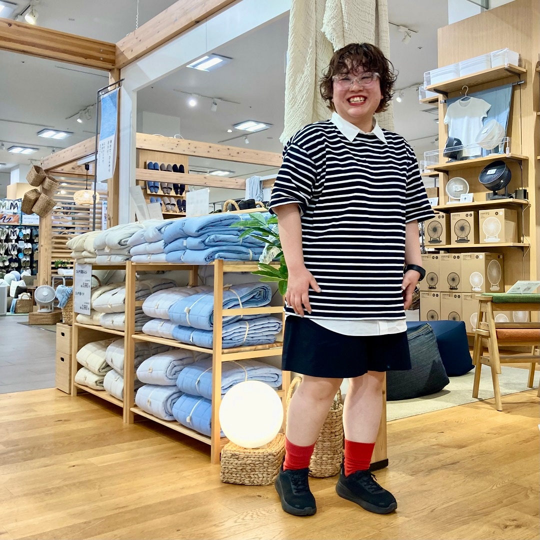 ハーフパンツ着用