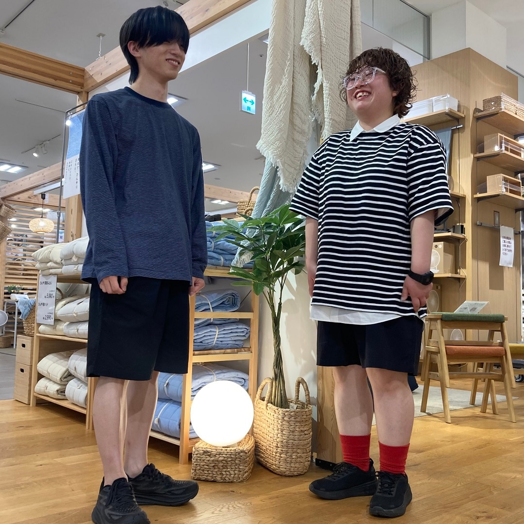 ハーフパンツ着用