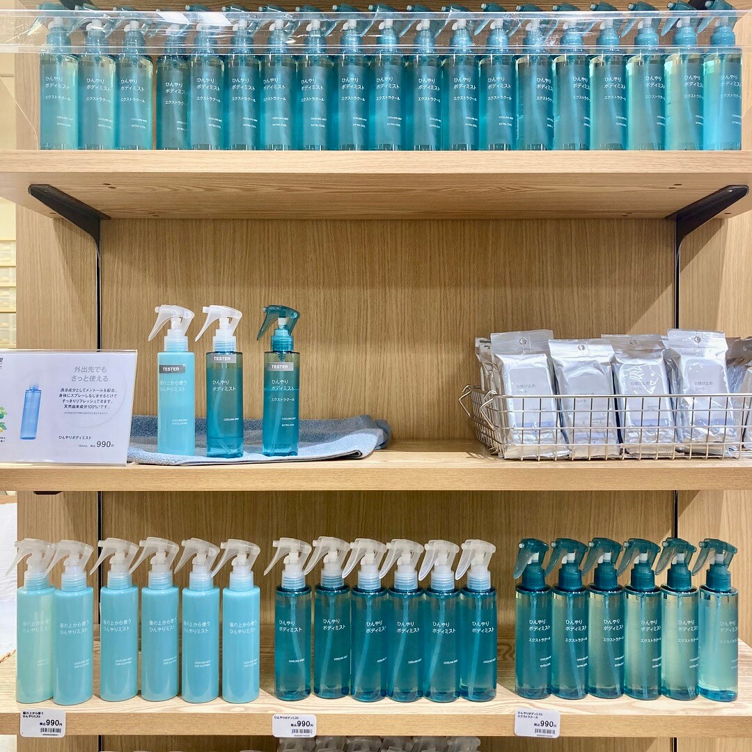ボディミスト売場