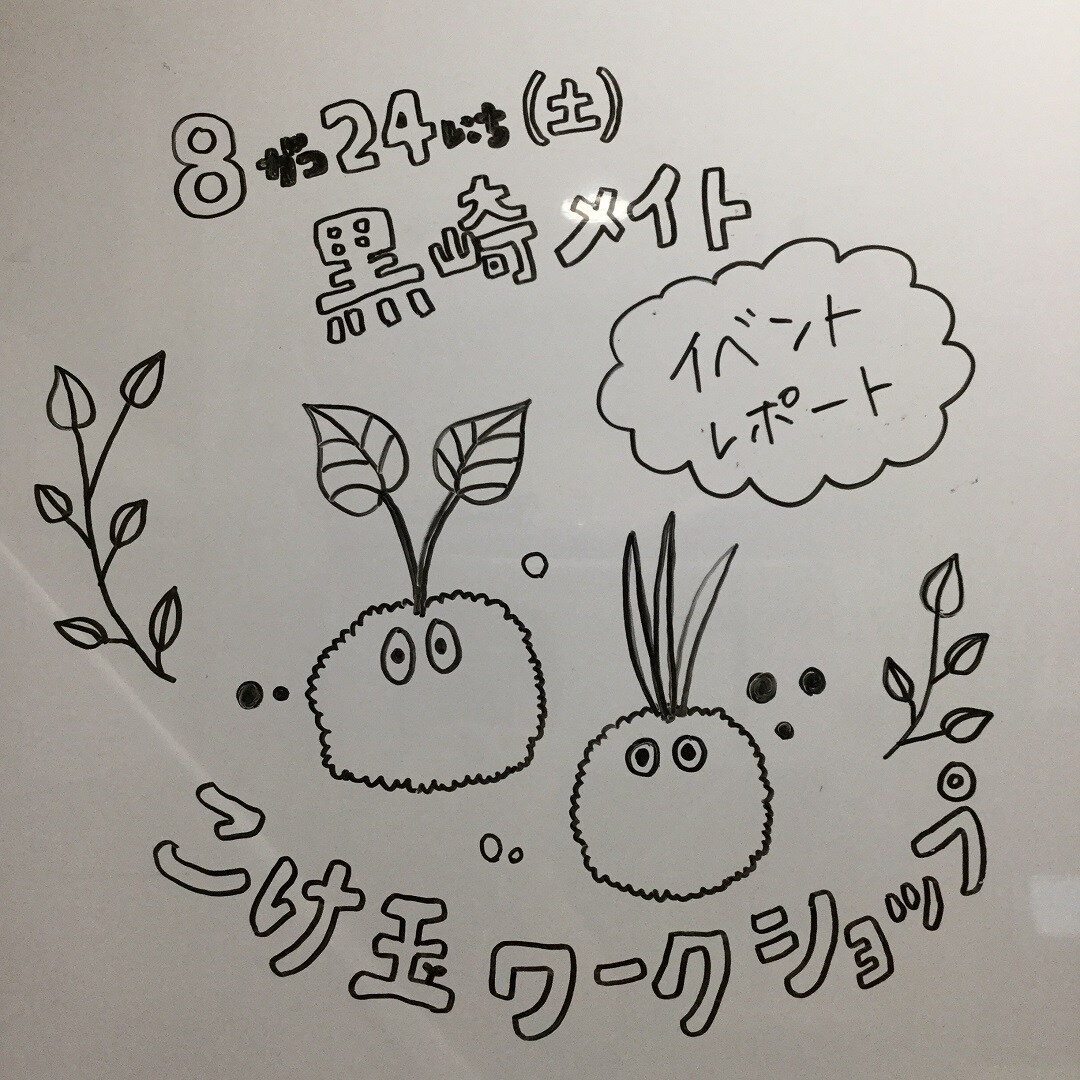 キービジュアル画像：こけ玉ワークショップ開催しました｜イベントレポート