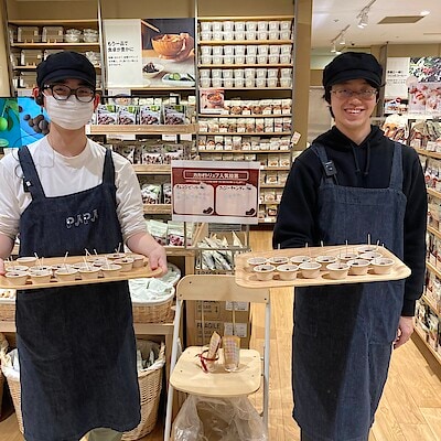 【オーロラモール東戸塚】12/7(日)試食会開催の報告　カカオトリュフ人気投票!! オレンジピールVSフィジーキャンディ