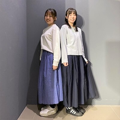 【日吉東急】スウェット×スカートゆるっとコーデ