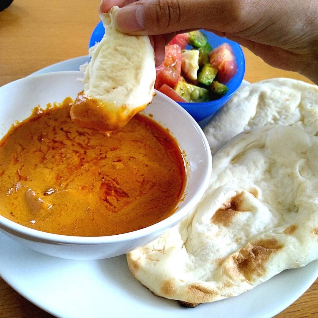 素材を生かしたカレー　パニールマッカニー