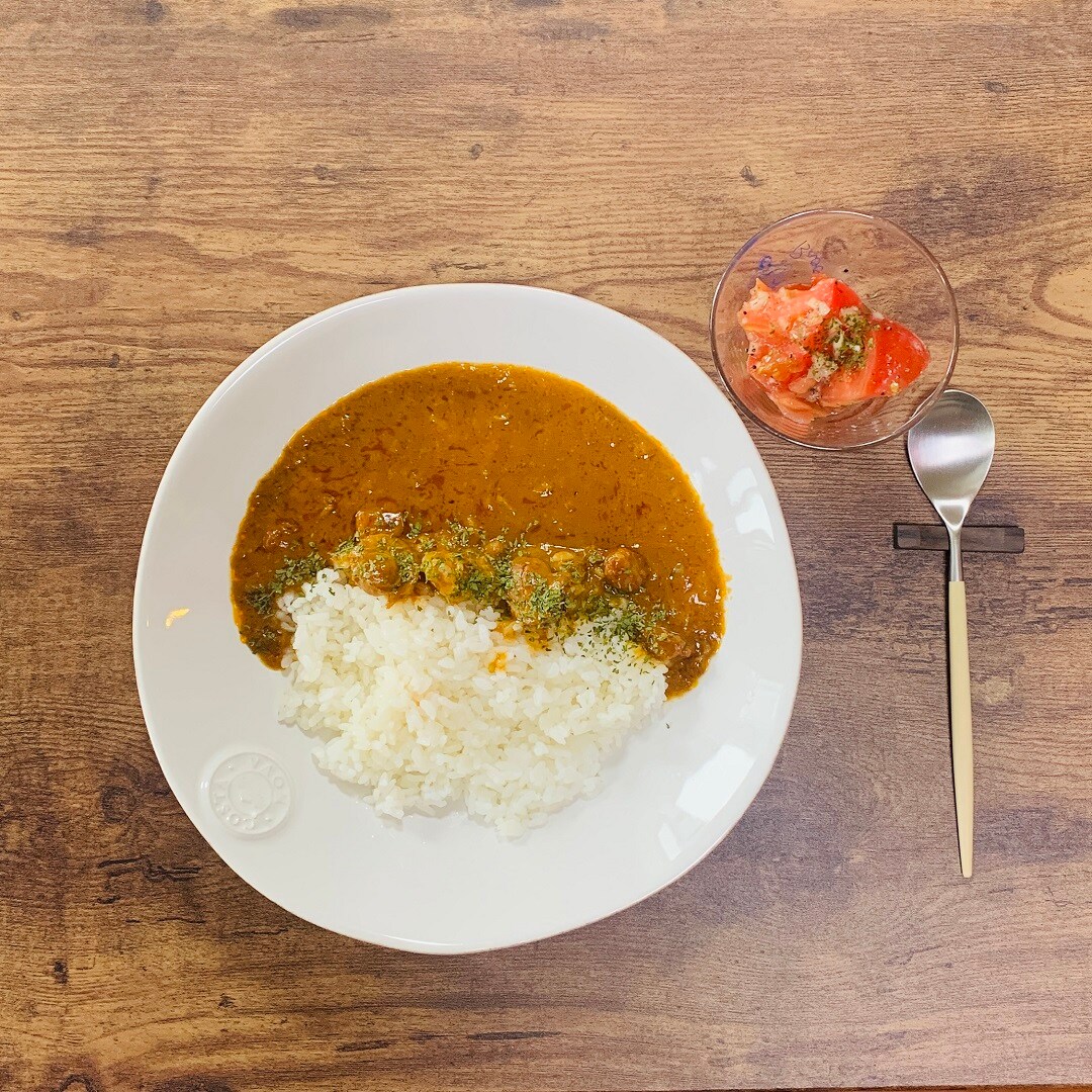 えびとほたてのカレー