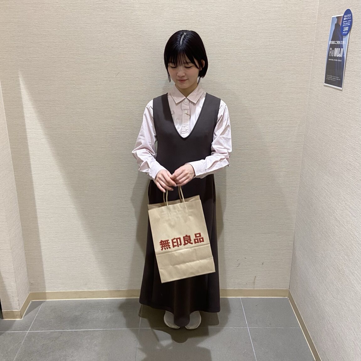 シャツ　ワンピース