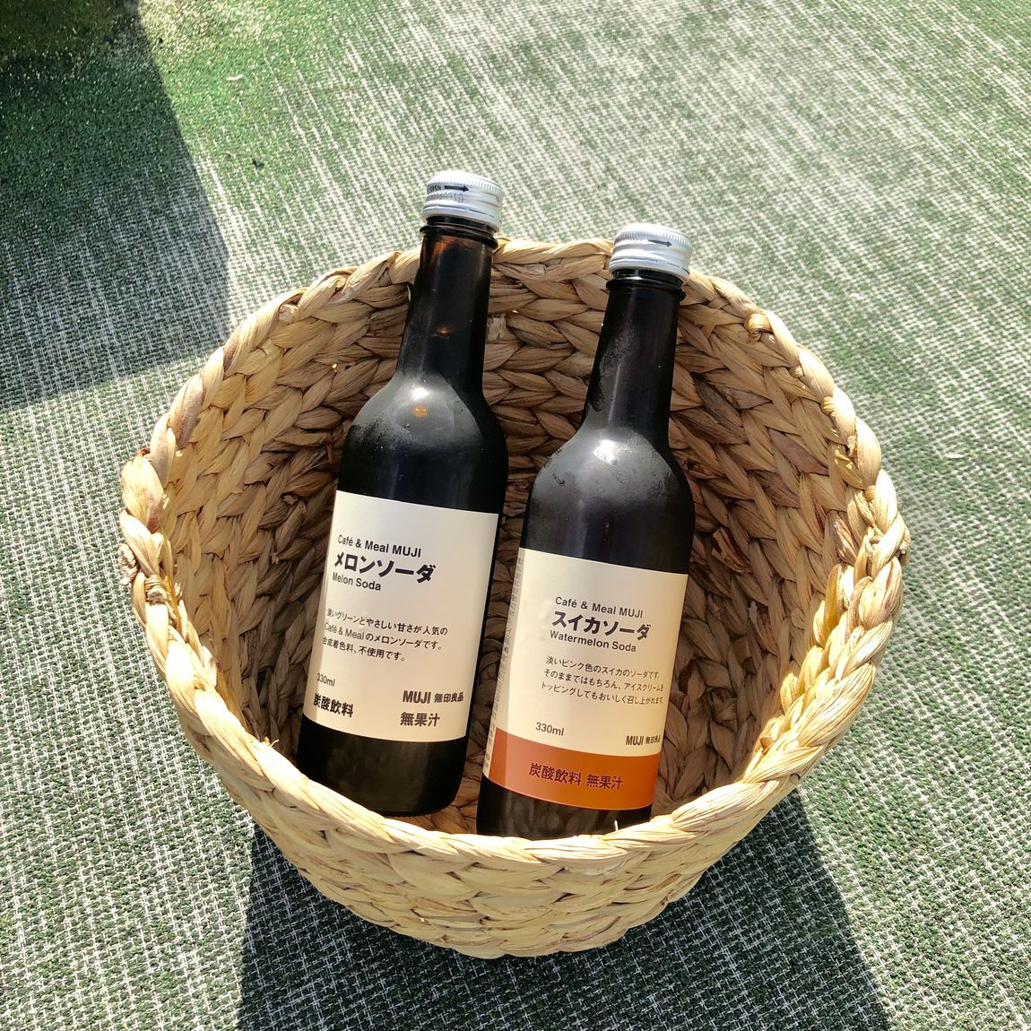 メロンソーダとスイカソーダ