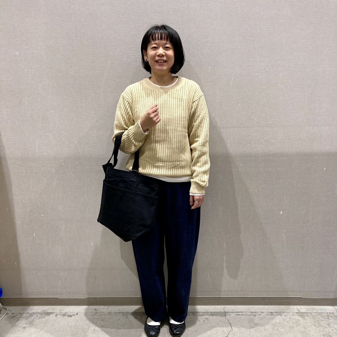 メッシュセーター