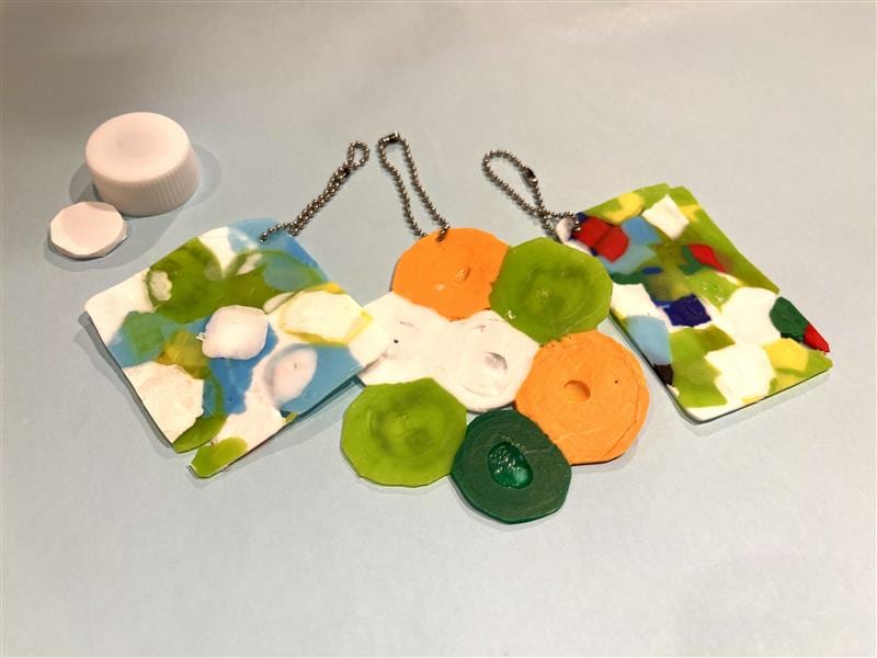 【シエスタハコダテ】『ペットボトルキャップでオリジナルキーホルダーをつくろう』