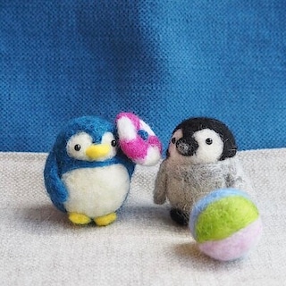 【シエスタハコダテ】木育広場ワークショップ「羊毛フェルトで作る ペンギン」