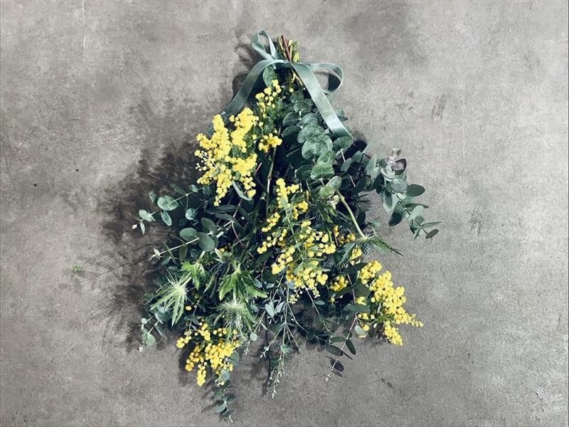【シエスタハコダテ】フラワーワークショップ「春を束ねる、ミモザスワッグ」