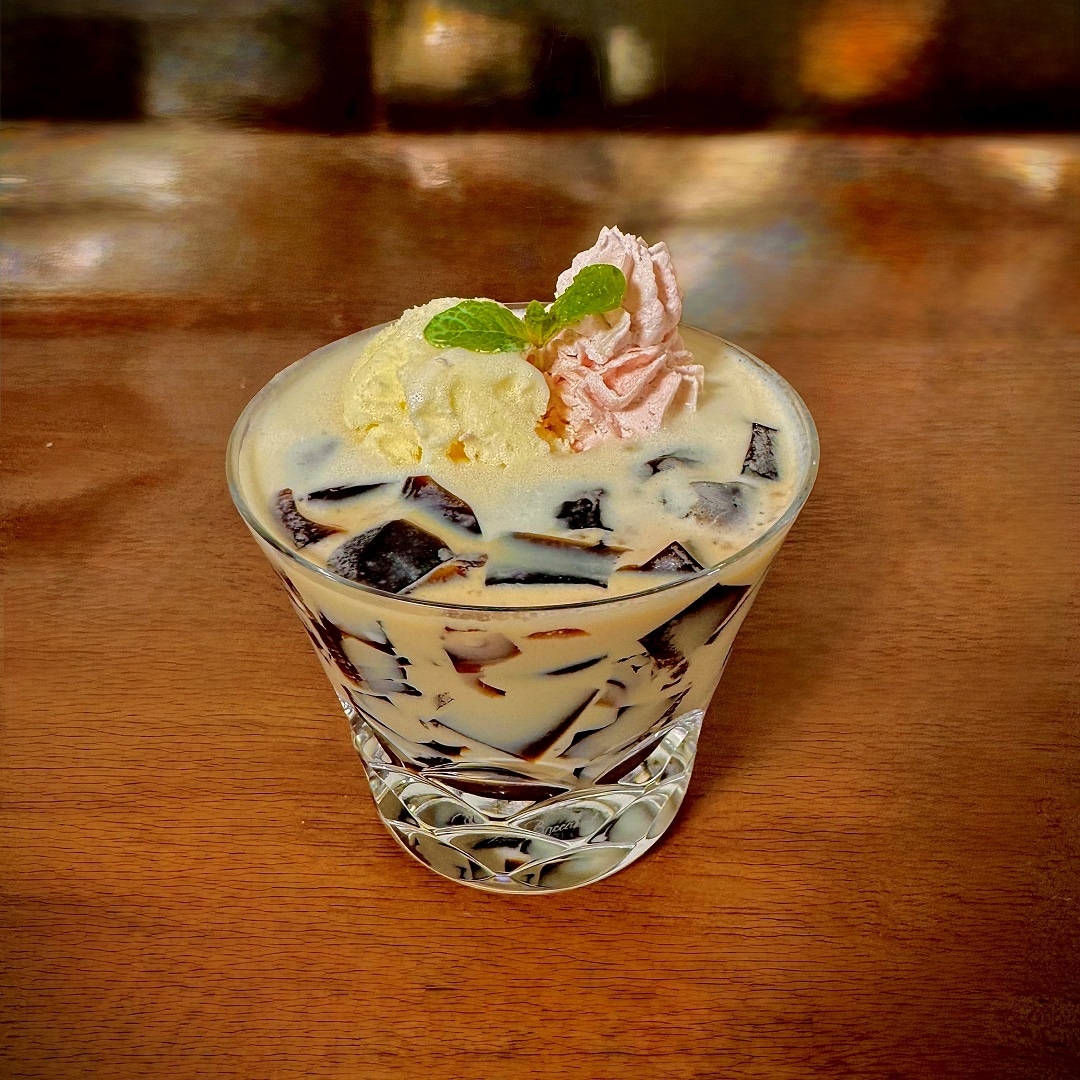 コーヒーゼリーアレンジ